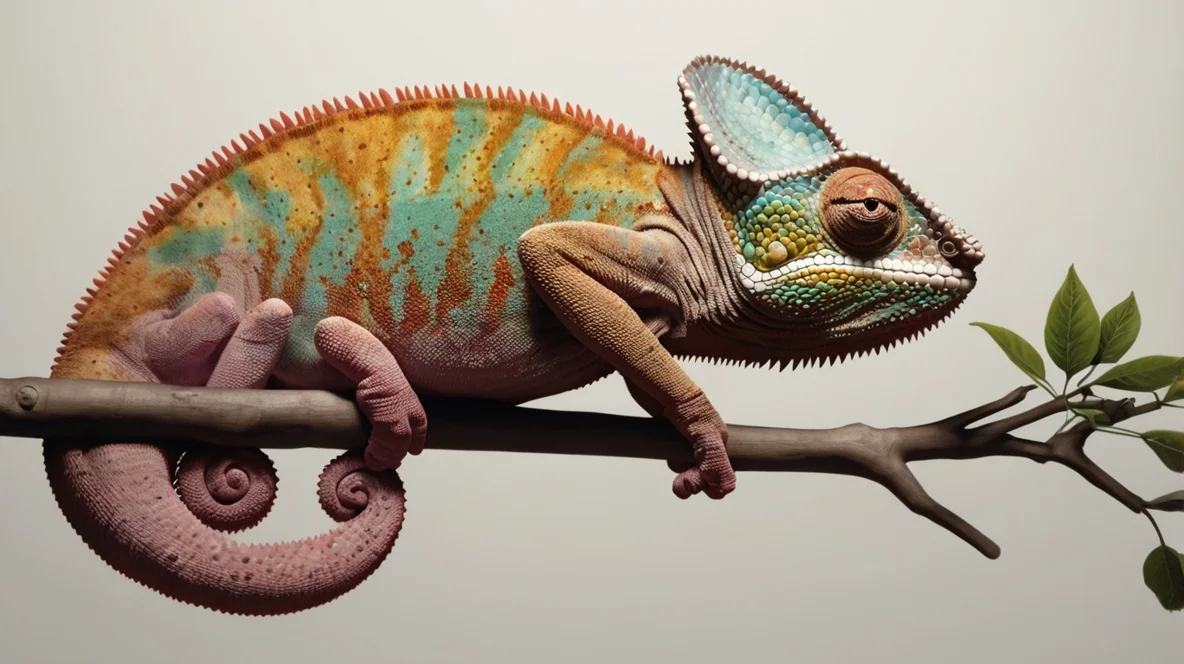 Chameleon Handling: Affection or Stress?