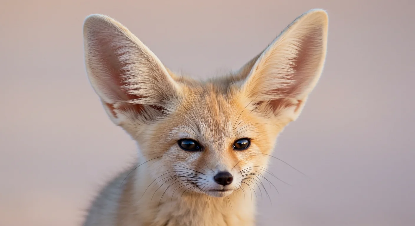 Cute close-up of a Fennec Fox