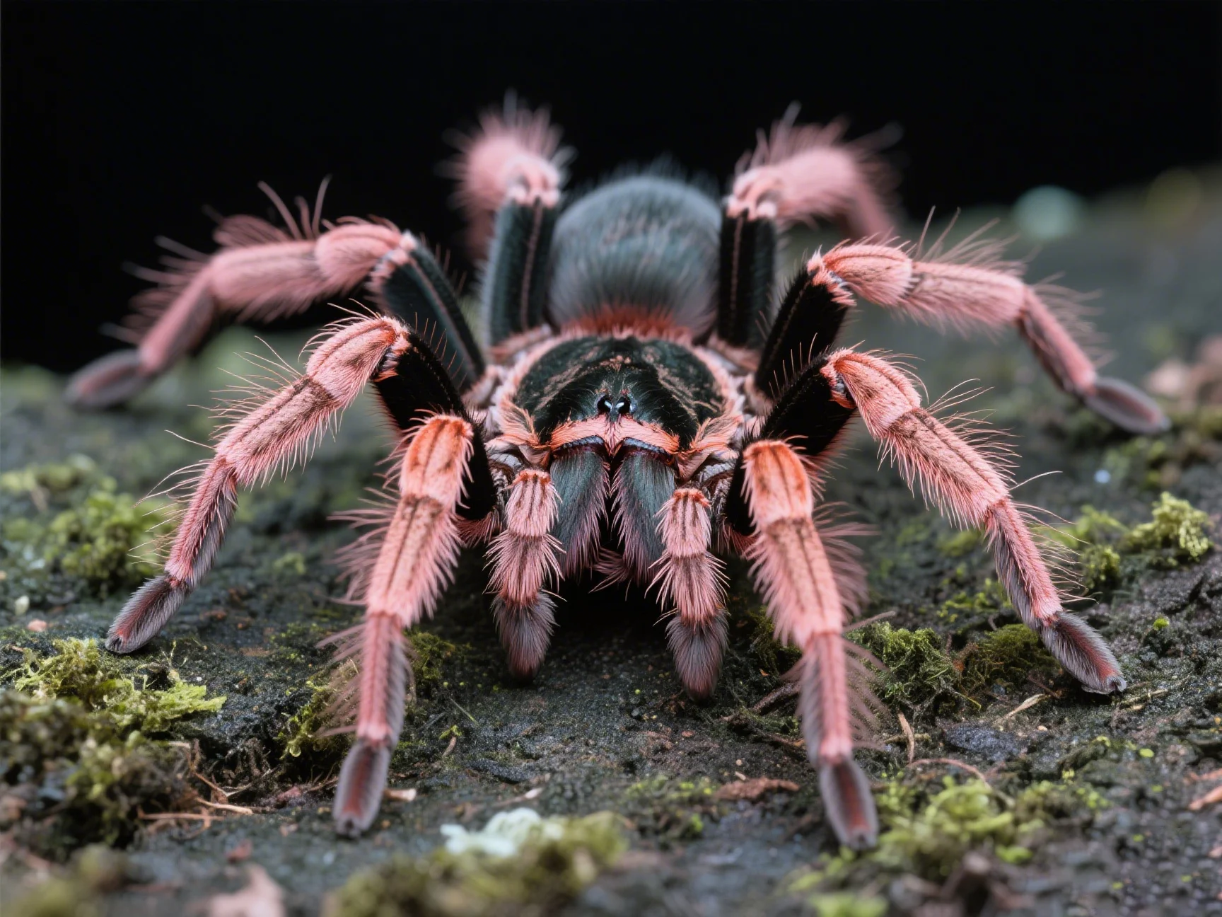 What kind of enclosure is best for an Antilles pinktoe tarantula?