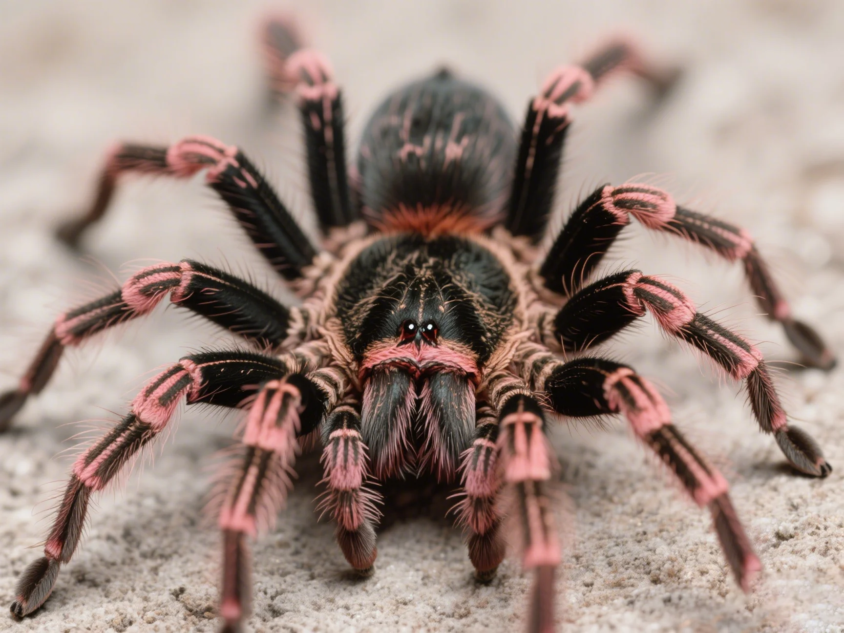 Illustration of a tarantula molt (exuvia) left behind after successful shedding.